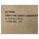 Fiber One Chocolate Donuts, 8 Boxes of 4-pack