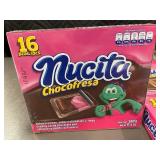 Set of 6 Nucita Chocofresa Candy Packs, 16 Pieces Each
