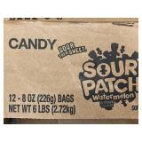 Sour Patch Kids Watermelon Candy 12 X 8 oz Bags