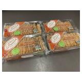 Set of 4 Packs of La Panzanella Whole Wheat Croccantini Crackers