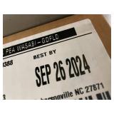 DE 5 - Set of 4 Goodfields Snacks Wasabi Peas, 9 oz Each