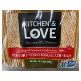 Set of 3 Packs Kitchen & Love Passport Everything Flatbread 13.3 oz