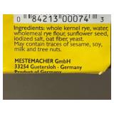 Set of 4 Mestemacher Natural Sunflower Seed Bread Loaves