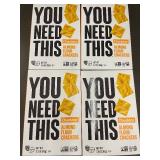 Collection of 4 Boxes Cheddar Almond Flour Crackers 3.5 oz Each