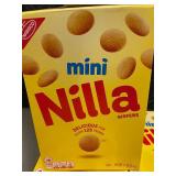 Lot of 4 Nabisco Mini Nilla Wafers 11 oz Boxes