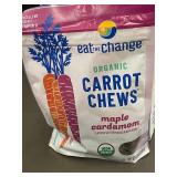 Set of 8 Organic Maple Cardamom Carrot Chews, 4.23oz Each