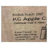 Case of 12 Kodiak Apple Cinnamon Oatmeal Power Cups