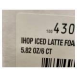 TX 1 - IHOP Cold Foam Iced Latte Chocolate Chip Drink Mix - 6 Pack