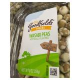 DE 5 - Set of 4 Goodfields Snacks Wasabi Peas, 9 oz Each