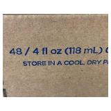 Box of 48 ReadyCare Fiber Cranberry Cocktail Fruit Juice Cups