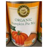 Set of 6 Organic Pumpkin Pie Mix Cans