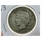 1923 Peace Dollar