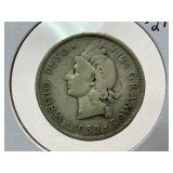 1952 Domm. Rep. 1/2 Peso