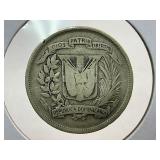 1952 Domm. Rep. 1/2 Peso