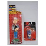 Vintage Batman & Robin Keychain and Popeye Doodle Dudes