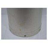 Silver Aluminum Milk Jug