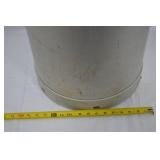 Silver Aluminum Milk Jug