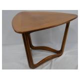 MCM Walnut Guitar Pick Coffee/Side Table by Lane