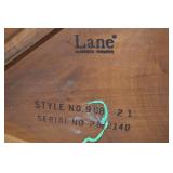 MCM Walnut Guitar Pick Coffee/Side Table by Lane