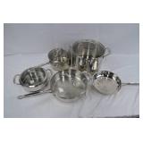 Cuisinart Stainless Steel 9-Piece Pan Set