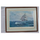 The Sloop Restauration 1825 by Robert Moak