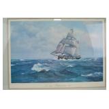 The Sloop Restauration 1825 by Robert Moak