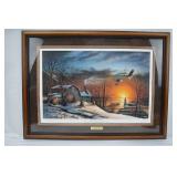 "The Sharing Season" by Terry Redlin Hand-Signed Open Addition 1985