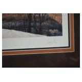 "The Sharing Season" by Terry Redlin Hand-Signed Open Addition 1985