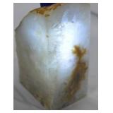 Agate Geode Bookend w/Candle Holders