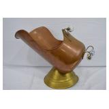 Vintage Copper Coal Scuttle