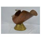 Vintage Copper Coal Scuttle
