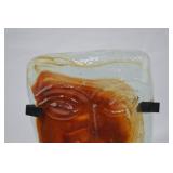 Jaramillo Brothers Mexico Art Glass Mask