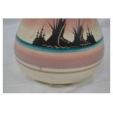 Signed Navajo Pottery Vase