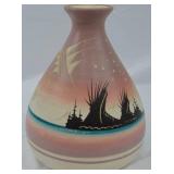 Signed Navajo Pottery Vase