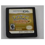 Vintage Nintendo DS and Pokémon Heart Gold Game