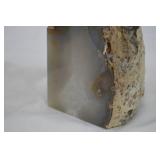 Multi-Color Agate Book Ends