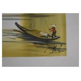 Lot of 12 Vietnamese Silk Paintings