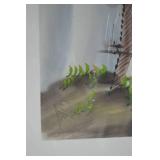 Lot of 12 Vietnamese Silk Paintings