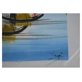 Lot of 12 Vietnamese Silk Paintings