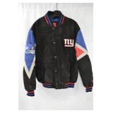 Suede Black/Blue NFL Jacket - NY Giants