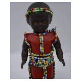 Wooden African Animals and Traditionally Dressed Dolls