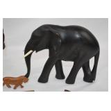 Wooden African Animals and Traditionally Dressed Dolls