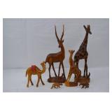 African Hand-Carved Animals