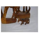 African Hand-Carved Animals