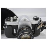 Vintage Pentax Sport Matic SP Camera and Accessories