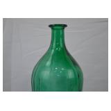 Vintage Rossini Empoli Glass Genie Decanter & Hand Blown Vase