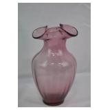 Vintage Rossini Empoli Glass Genie Decanter & Hand Blown Vase