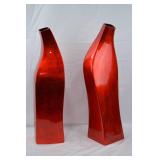 Acrylic Art Deco Tall Vases