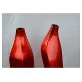 Acrylic Art Deco Tall Vases