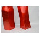 Acrylic Art Deco Tall Vases